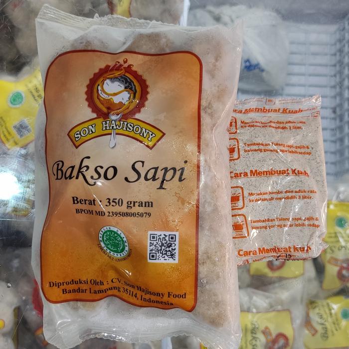 TERLARIS Bakso Sony Lampung + Bumbu Ukuran Kecil asli Lampung