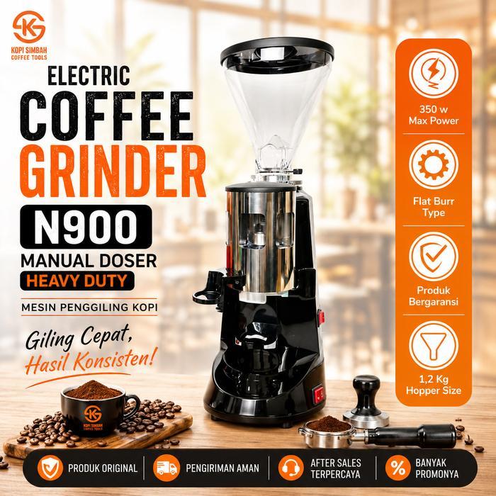 Promo Espresso Coffee Grinder N900 Doser Electric Mesin Alat Penggiling Biji Bubuk Kopi Espreso 900N