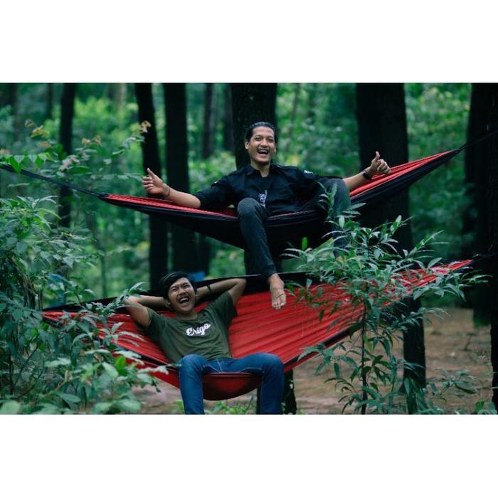 Promo Eiger Official - Hammock Double Layer Mountblank 240X150Cm 250Kg Original