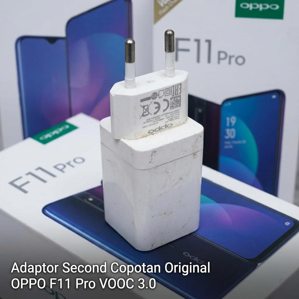 Adaptor Charger OPPO AK775 Ori Second VOOC Flash Charge 20W 5V 4A Untuk OPPO F11 Pro Kepala Cas Beka