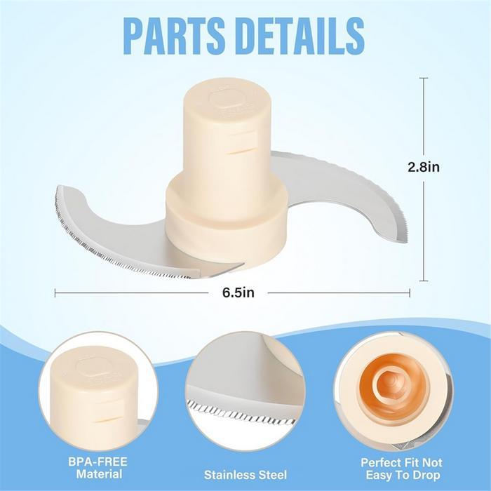 READYY A35T-DLC-001TXB Stainless Steel Blade for Cuisinart 14 Cup Food Processor DFP-14BCNY