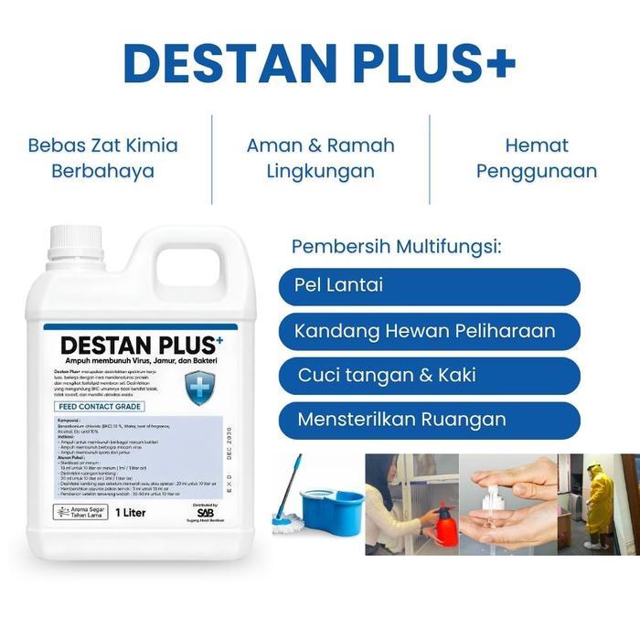 Promo Destan Plus 1 L - Desinfektan Serbaguna - Desinfektan Ruangan - Desinfektan Aman Untuk Hewan