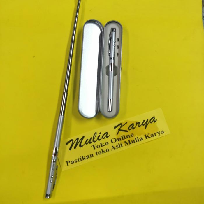 Terlaris Laser Pointer 4 in 1 + Magnet Antena Pen Magnet Laser Senter SALE