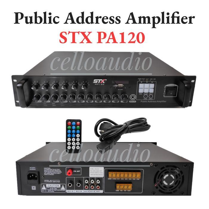Public Address Amplifier STX PA120 (120 Watt) PA Amplifier TOA PA 120