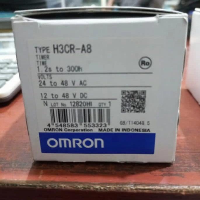 Timer Omron H3Cr A8 12-48V + Soket Original