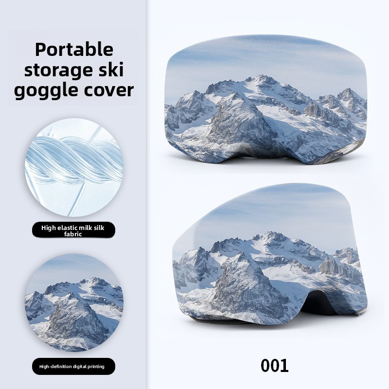 Ski Goggle Cover ScratchProof Snowboarding Goggle Protector Cover Elastic Ski Eyewear Cover Snow