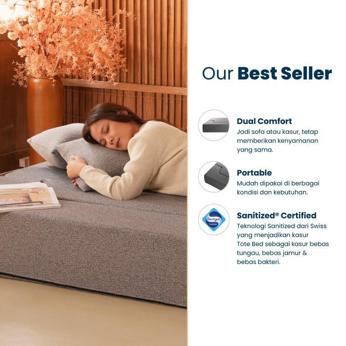 Promo Tote Tatami Sofabed Kasur Portable Lipat Lantai