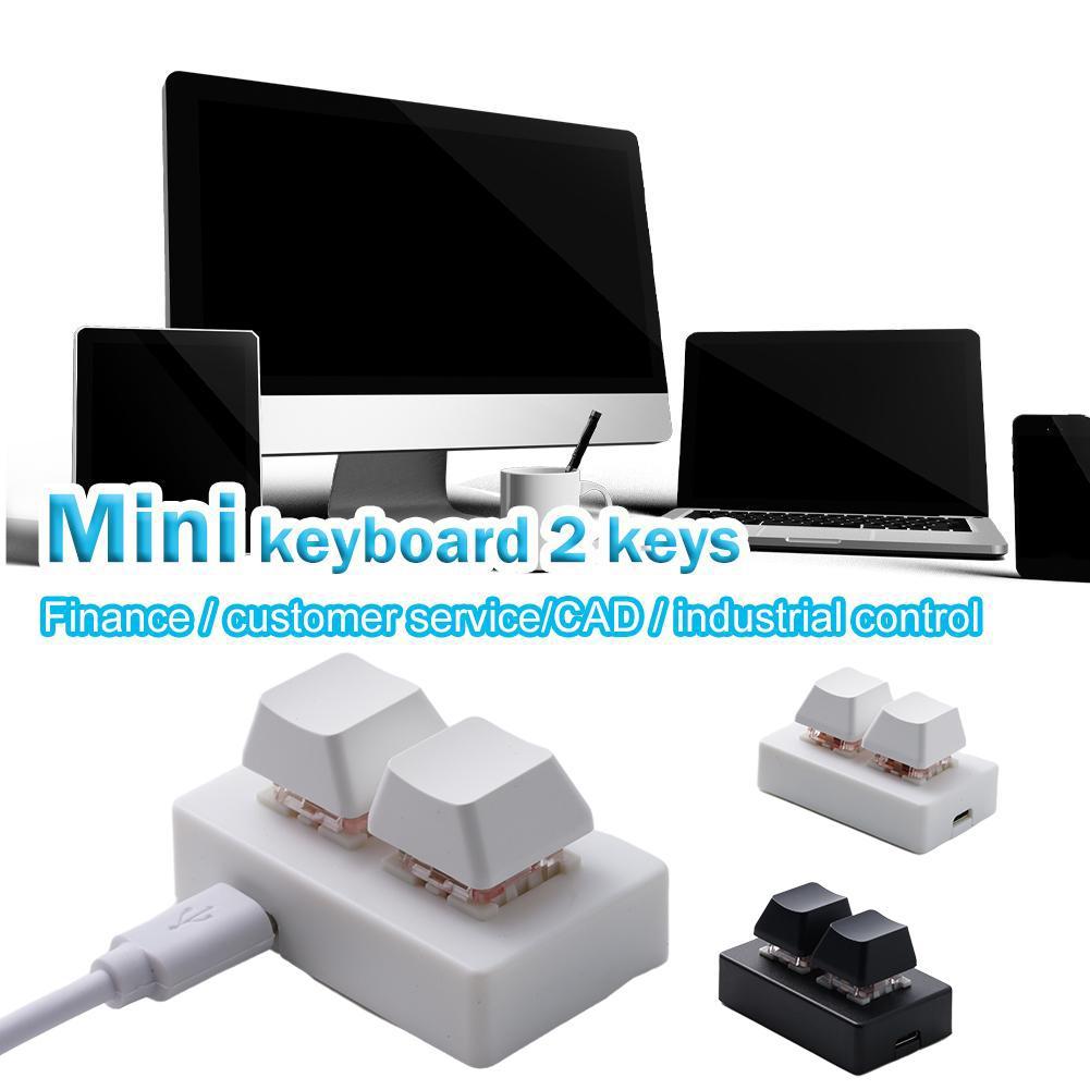 Keyboard 2 Keys OSU Gaming Keyboard Programmable DIY Mechanical Keypad Macro Keypad For Gaming