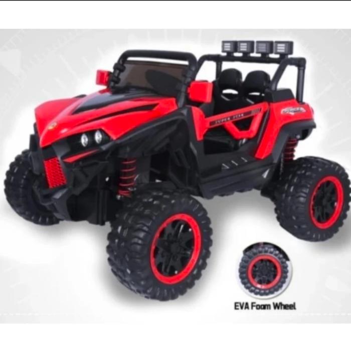 mobil offroad anak mobil besar remot kontrol mainan mobil aki Jeep jip