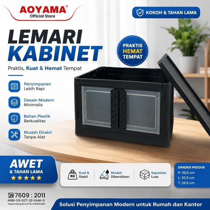 PROMO COD LEMARI CABINET 1 SUSUN AOYAMA / LEMARI SERBAGUNA AOYAMA / BOX CABINET / MUDAH DI RAKIT /