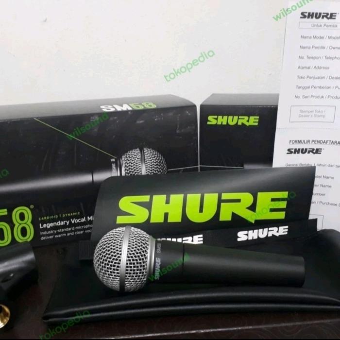 Best Seller Mic Shure Sm 58 Original Shure Sm58