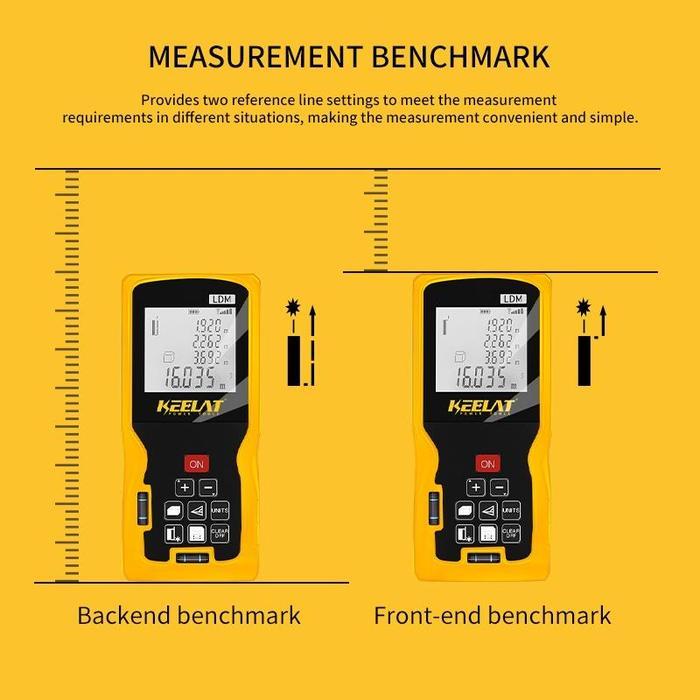 Official Keelat 100M Pengintai Laser Digital Pengukur Jarak Laser Inframerah Pengukur Jarak Laser