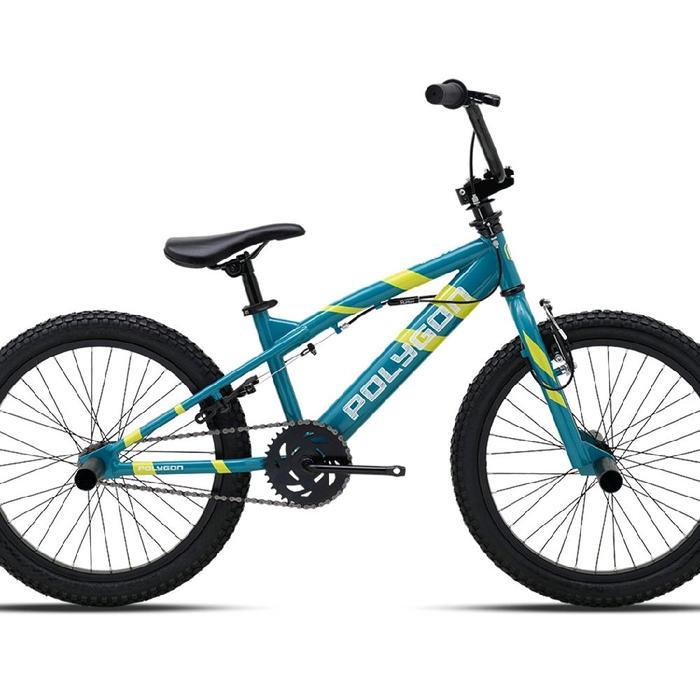 Polygon 20 Hustle Sepeda BMX Frame Steel V Brake - Green