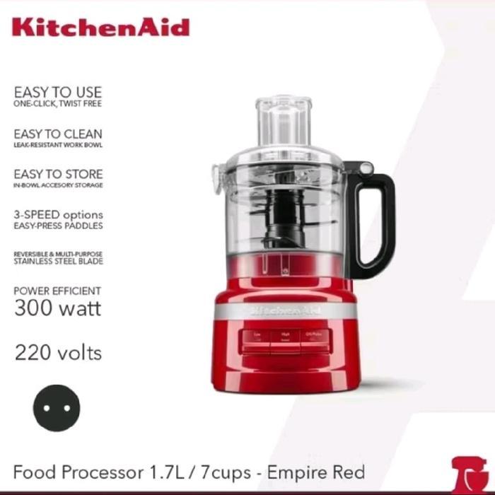 KITCHENAID Food Processor 7 Cups 1.7 Liter KFP0719 Bergaransi Resmi Food Procesor Kitchen aid Food P