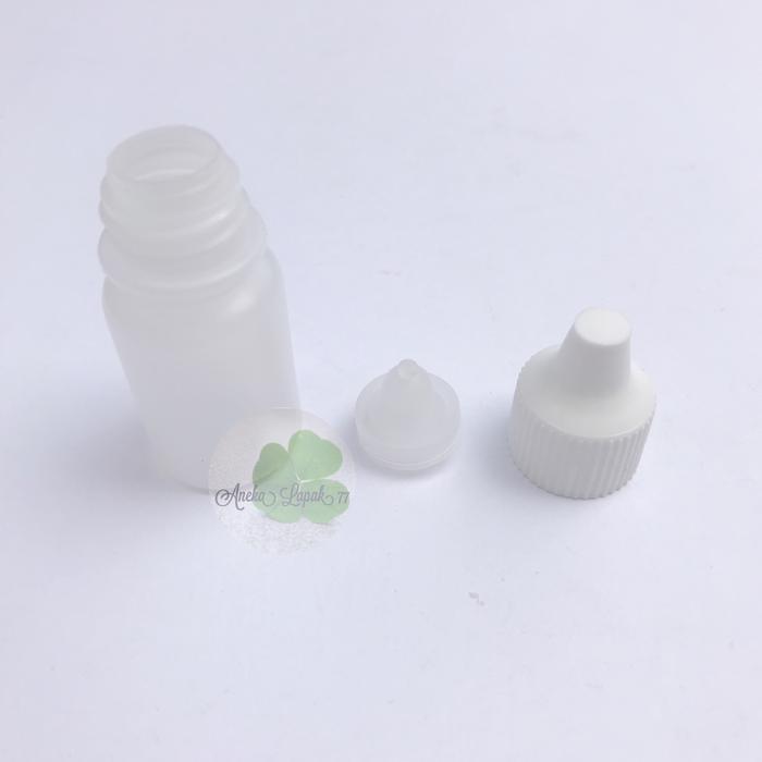 (20pcs) Botol tetes 15 ml natural bening botol tetes plastik 15 cc