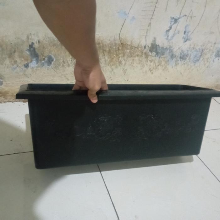 pot persegi 40cm pot persegi hitam 40cm