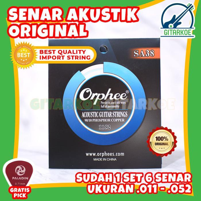 Senar Gitar Akustik Original .011-.052 Professional Ra-38H Orphee Sa38