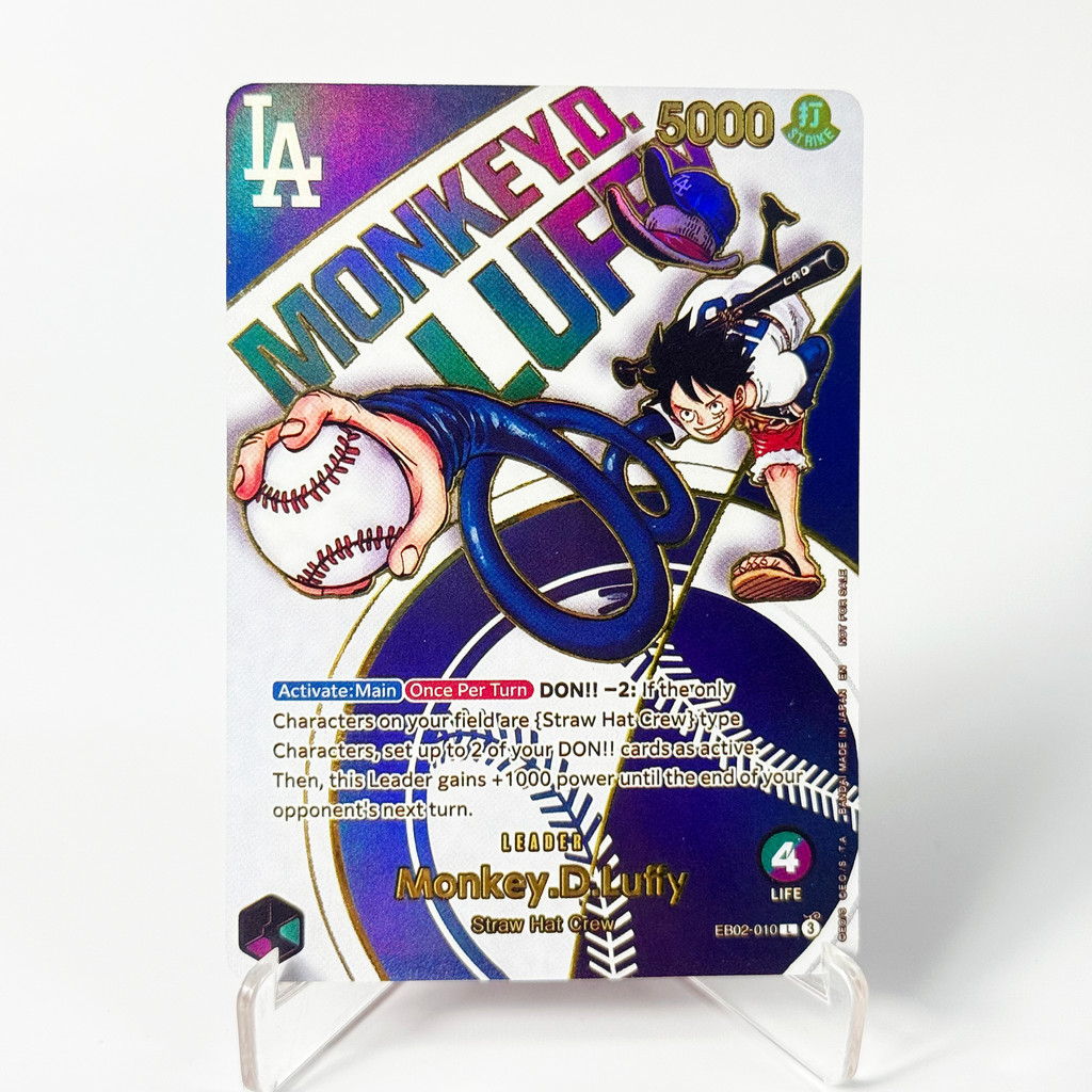 x BVB TCG Collaboration ST13003 Monkey D. Luffy Cards Texture FullArt Foil Cards high Quality Proxy