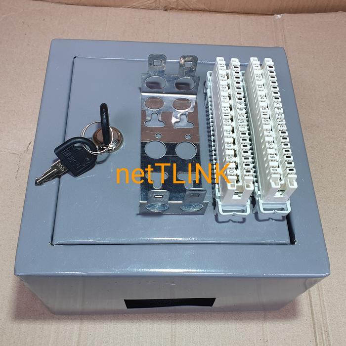 Box Mdf Telepon 20 Pair / Terminal Box 20 Pair /Box Telepon Kaleng 20"