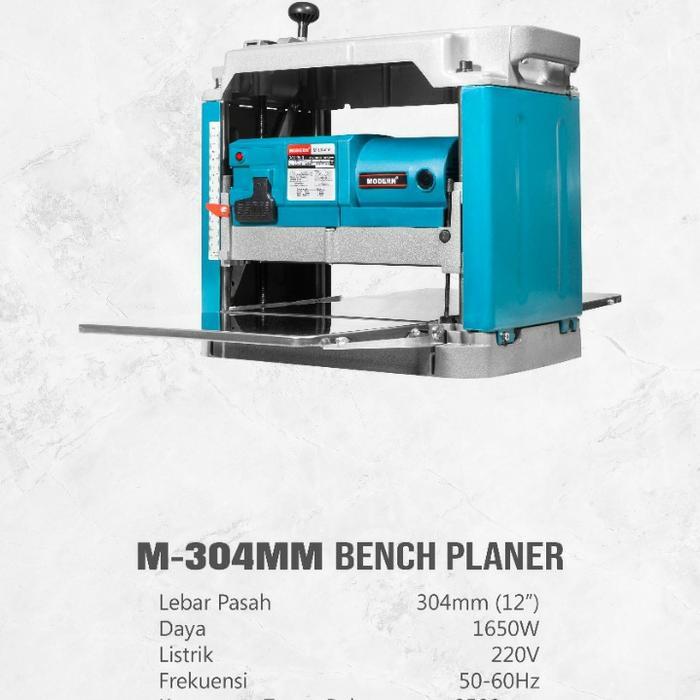 Modern M-304MM Bench Planer Thicknesser Planer Mesin Ketam Serut Duduk