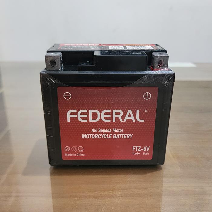 TERLARIS Aki Kering Motor / Federal FTZ6V
