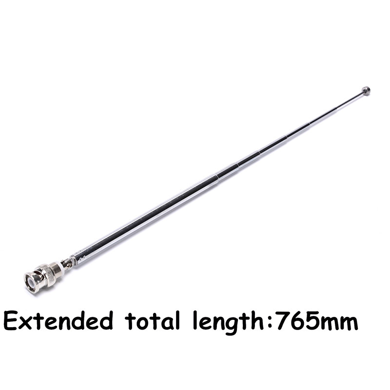 1 Pc Highquality 360 Degrees 765mm Telescopic Antenna Q9 BNC Connector Portable FM Radio Scanner VHF
