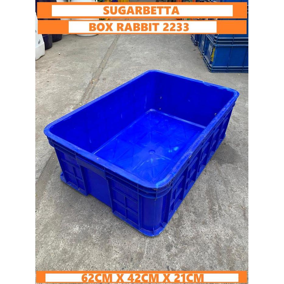 Box Container Bak Plastik Kontener Kandang Magot Reptile Rabbit 2233