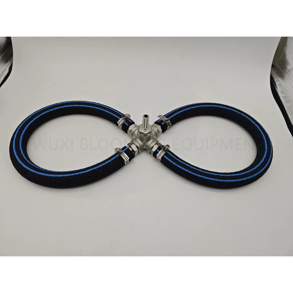 Free Shipping SS304 Stainless Fine Bubble Air Ring Diffuser Koi Fish Farming Aerator Aeration Tube