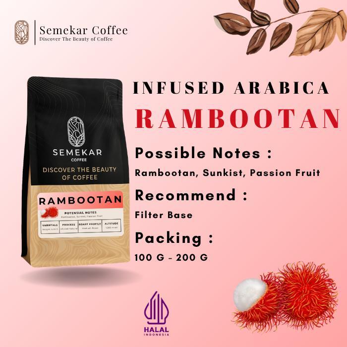 Semekar Coffee - Biji Bubuk Kopi Rambootan Fermentation Kopi Anaerob Natural Roasted Beans