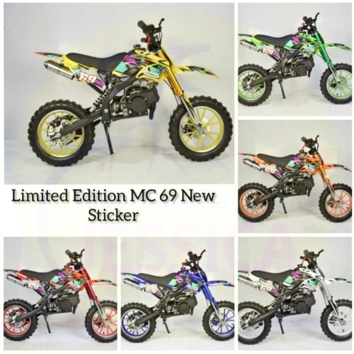 MOTOR MEDIUM TRAIL LENKA 69 - MAINAN MOTOR CROSS ANAK - Putih