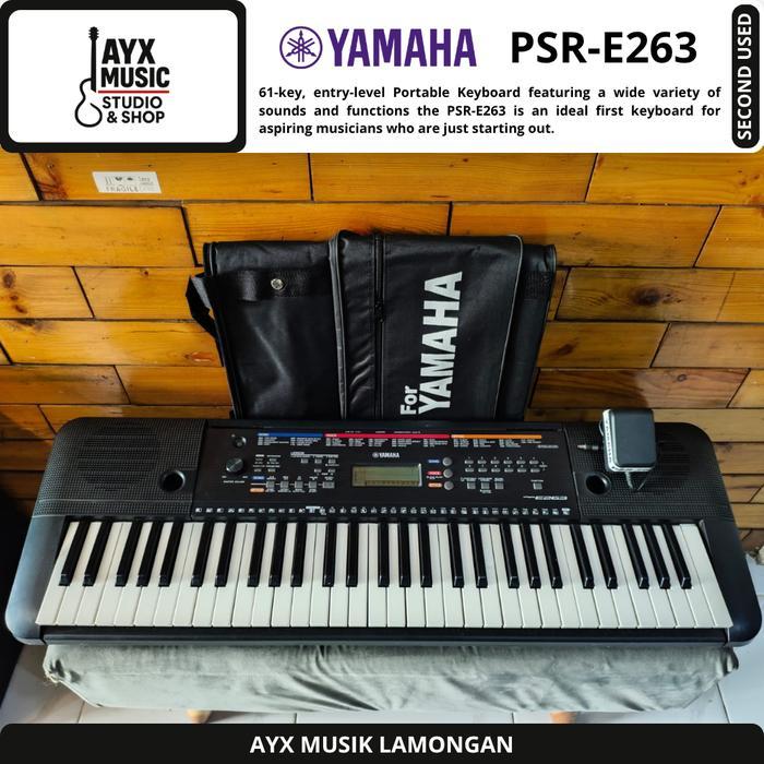 Yamaha PSR-E263 | Second Used | Keyboard Yamaha