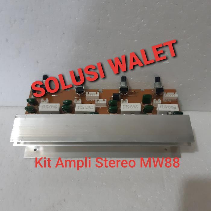 Kit Ampli Stereo Untuk Mw 88 Piro Original #Gratisongkir