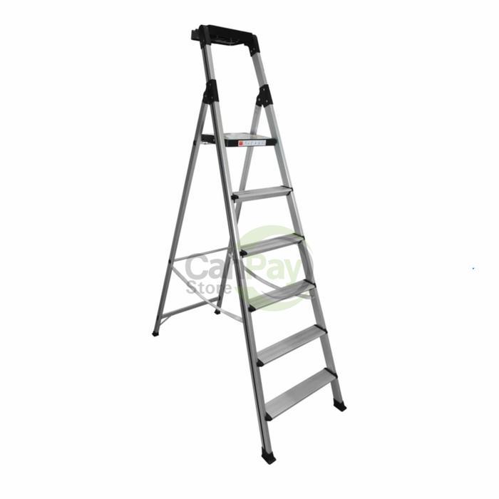 Fixstep Tangga Aluminium Dengan Handle 6 Step