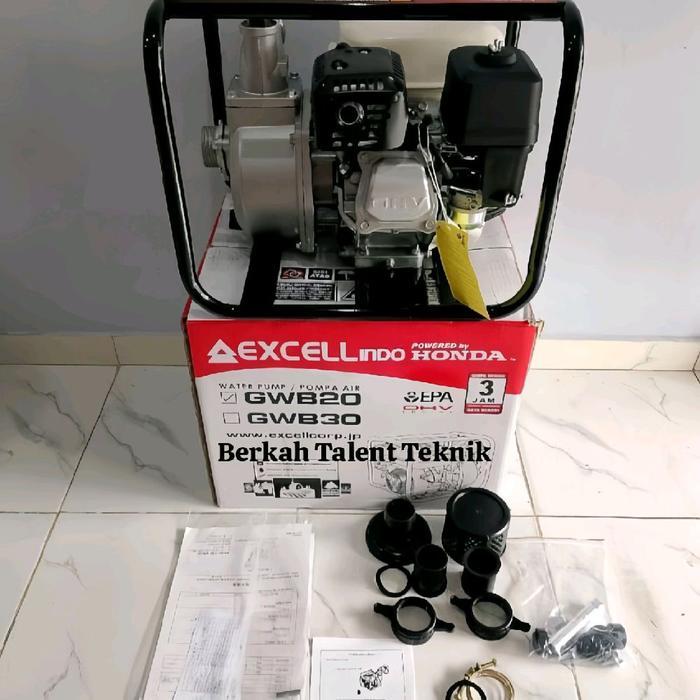 Mesin Pompa Air Irigasi Alkon Honda Excell GWB20 2 inch / Water Pump Alkon Honda Excell GWB 20 Origi
