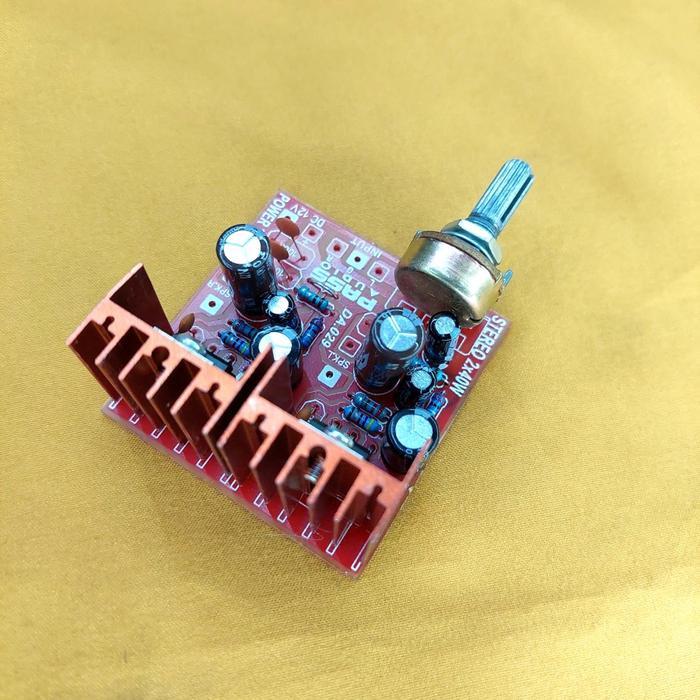 Kit Power Amplifier Speaker Aktif Stereo TDA 2003 12V DC