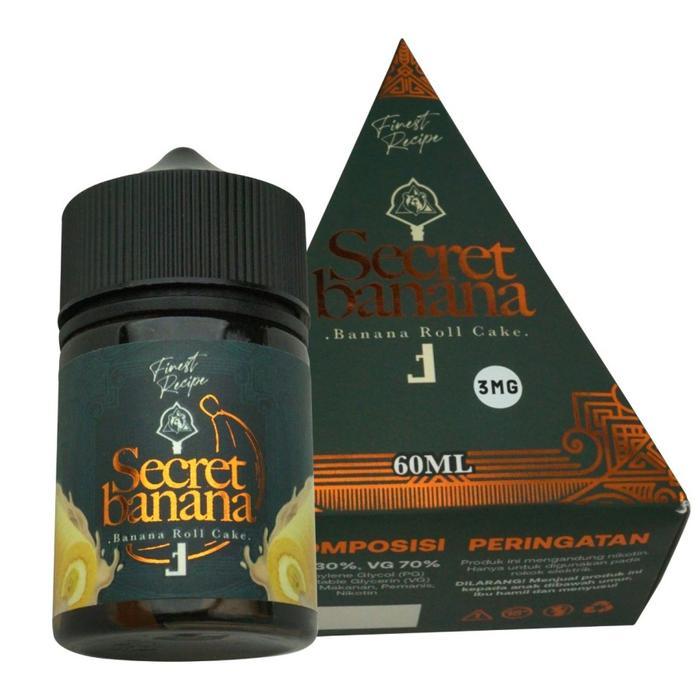 UA SECRET V1 BANANA ROLL CAKE 60ML 3MG 6MG FREEBASE BY TRILOGY