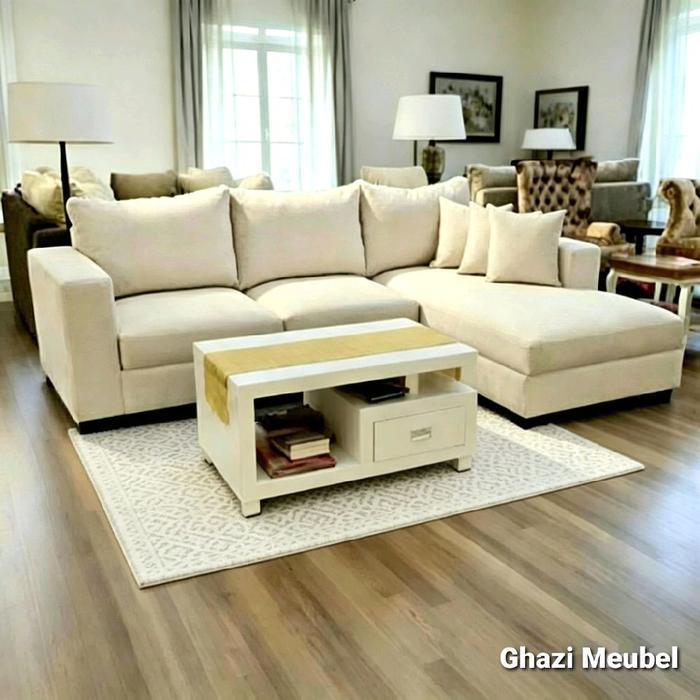 Sofa L Minimalis - Sofa L Jumbo - Sofa Ruang Tamu Furniture