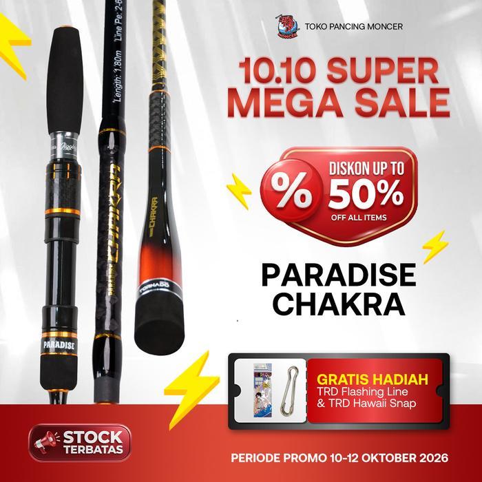 Joran Pancing Paradise - Joran Pancing Paradise Chakra Joran Specialist Jigging 180Cm Pe 2-6 Hrs