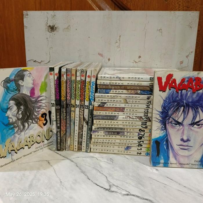 MIDEOFU Komik Vagabond Set 1-31 Segel Xrent Kolpri Mamedtoymate