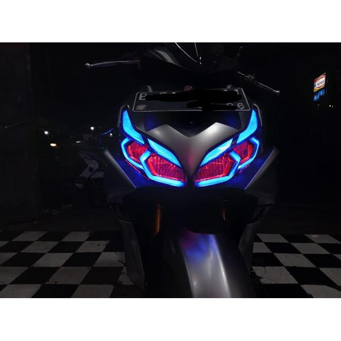 RGB Led Hexaframe 3D all new aerox Custom alis new aerox