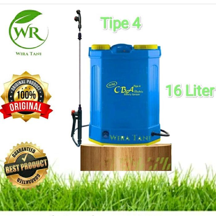 uikb Tangki Sprayer Cba Tipe 4 16 Liter Alat Semprot Elektrik 100%Original [Cba] Batera Aki