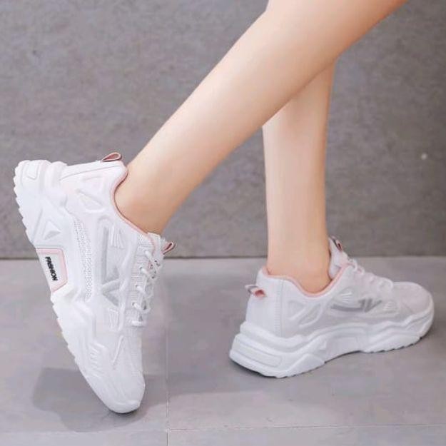 Top GSI Diva Sepatu Sneakers Karet Wanita Kasual Training Casual Olahraga Korean 1209 Cewek