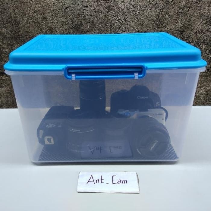 Drybox Dry Box Penyimpanan Lensa Kamera Canon Nikon Sony Fujifilm Eos