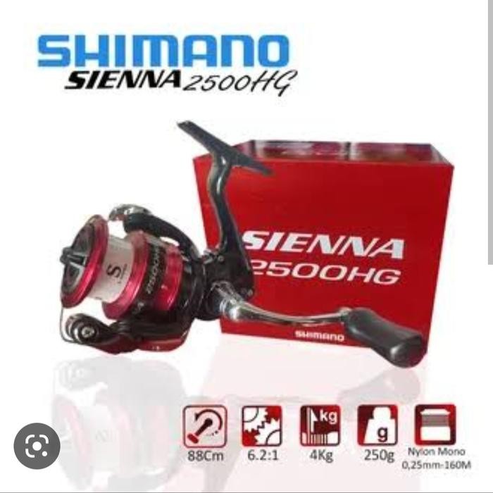 reel pancing shimano sienna 2500 hg fg