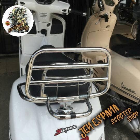 Back Rack Vespa Gts Super... Aksesoris Vespa..