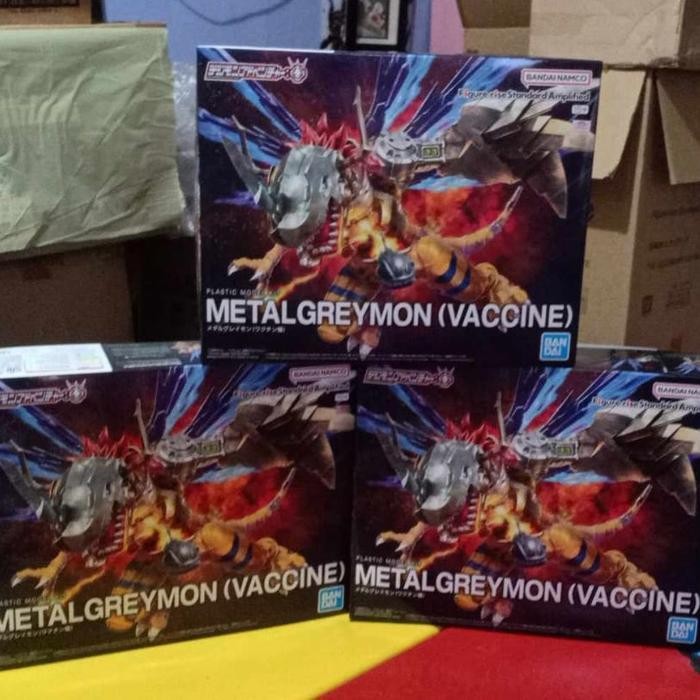 Figure Rise Standard Amplified Frs Metalgreymon Vaccine Greymon Shodo