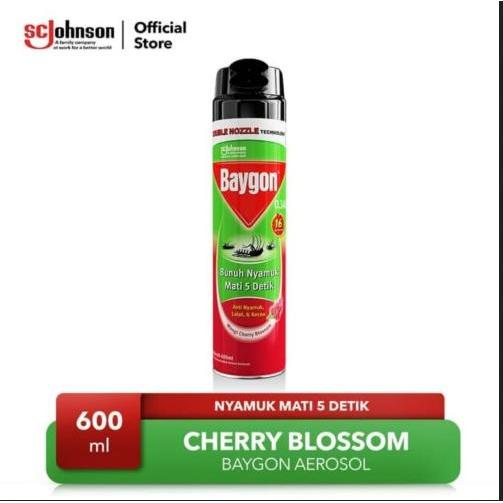 Baygon Aerosol Cherry Blossom 600 ml
