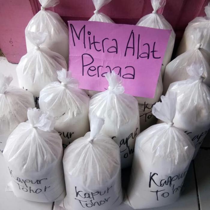 Kapur Tohor ( cao, Kapur Padam ) Kalsium Oxide 1 kg