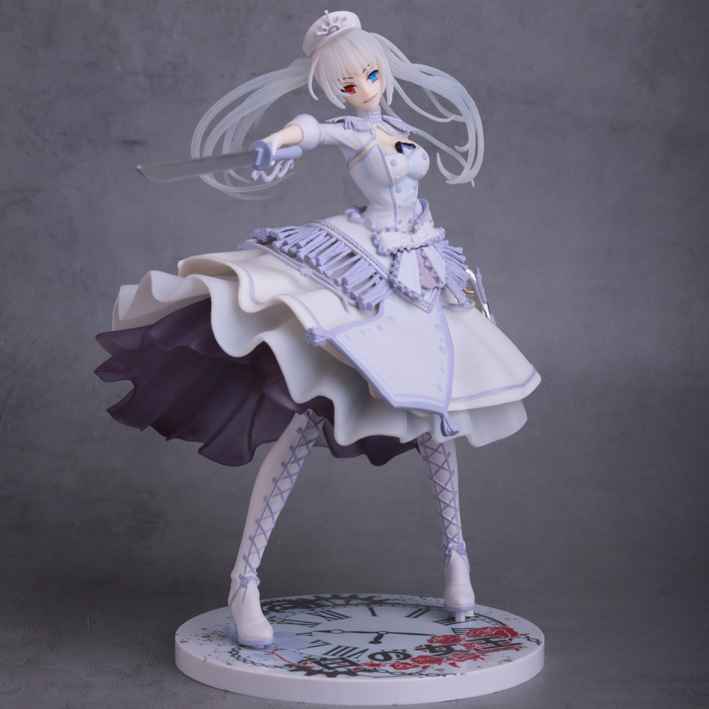 Anime DATE A LIVE Tokisaki Kurumi Action Figure White Hair Gueen Tokisaki Kurumi Tokisaki Kurumi Fig