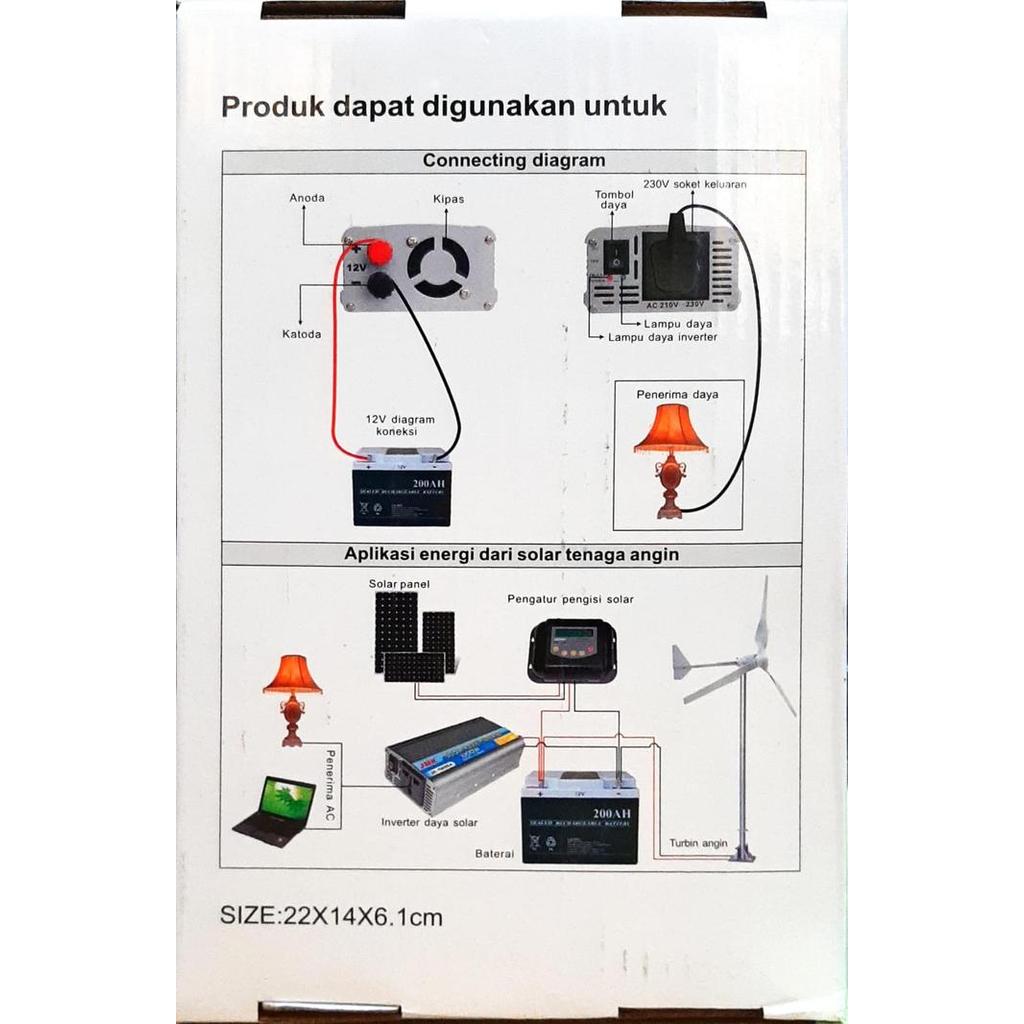 Power Inverter Jmk Jk-1000W